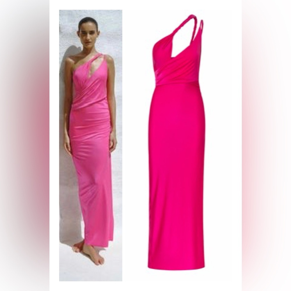 Baobab Collection Lia Vibrant Pink Maxi Dress